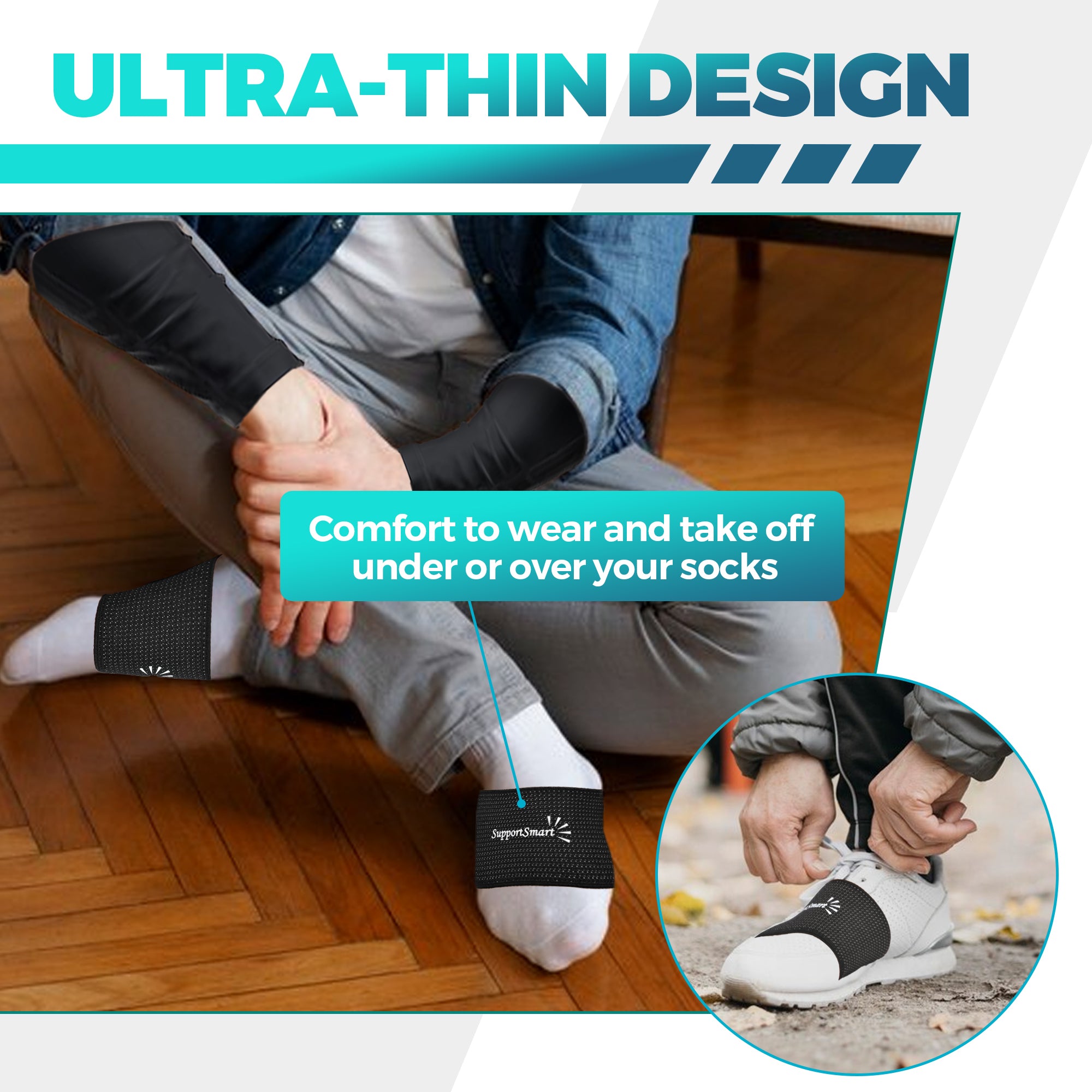 Smart Compression Copper Infused Arch Sleeve