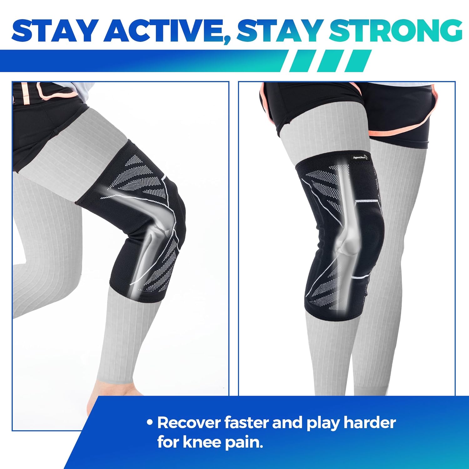 Knee Brace with Patella Gel Pads