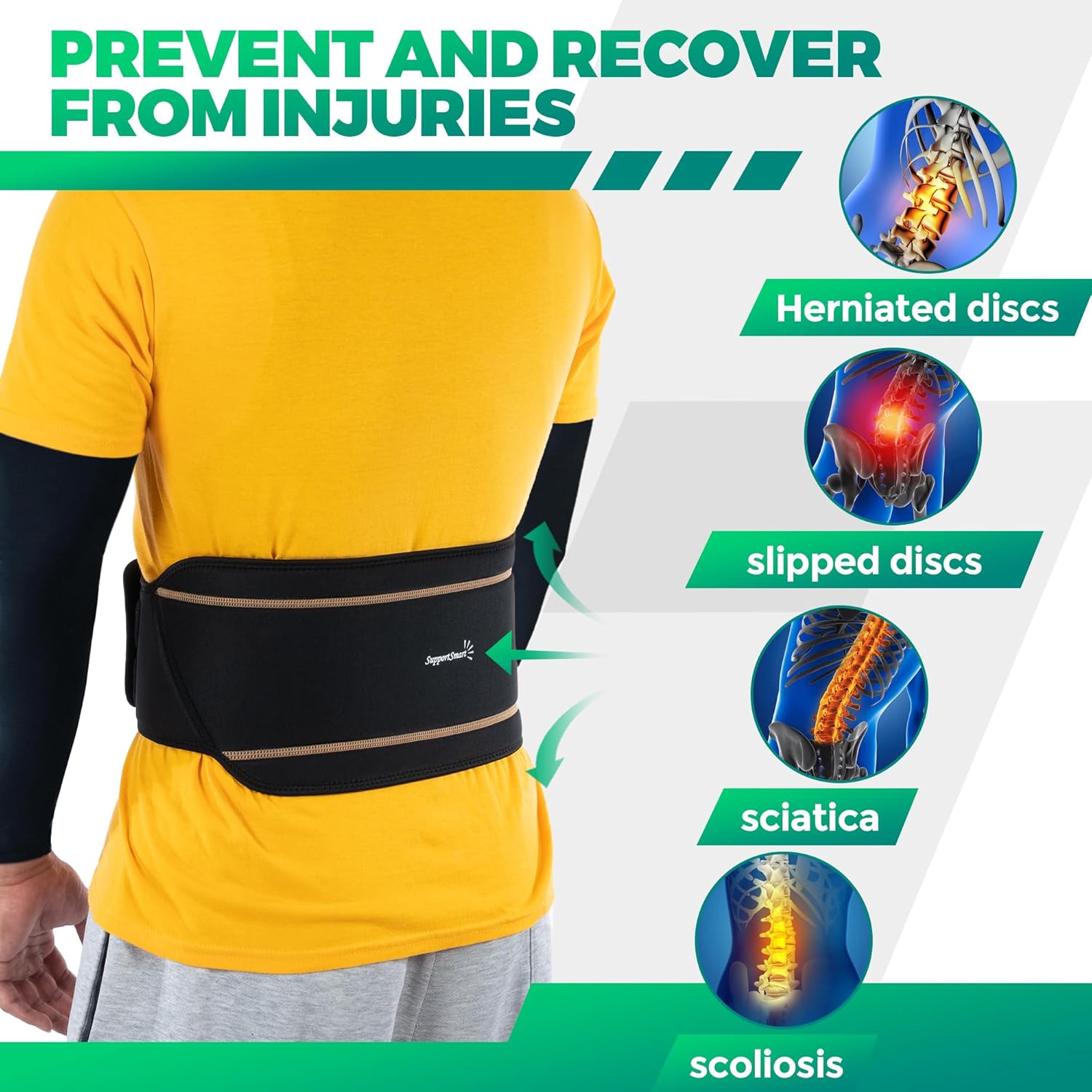 Back Brace For Lower Back Pain Relief