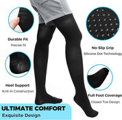 Thigh High Closed Toe Compression Stockings