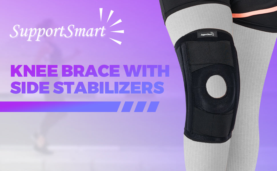 Knee Brace With Adjustable Side Stabilizers